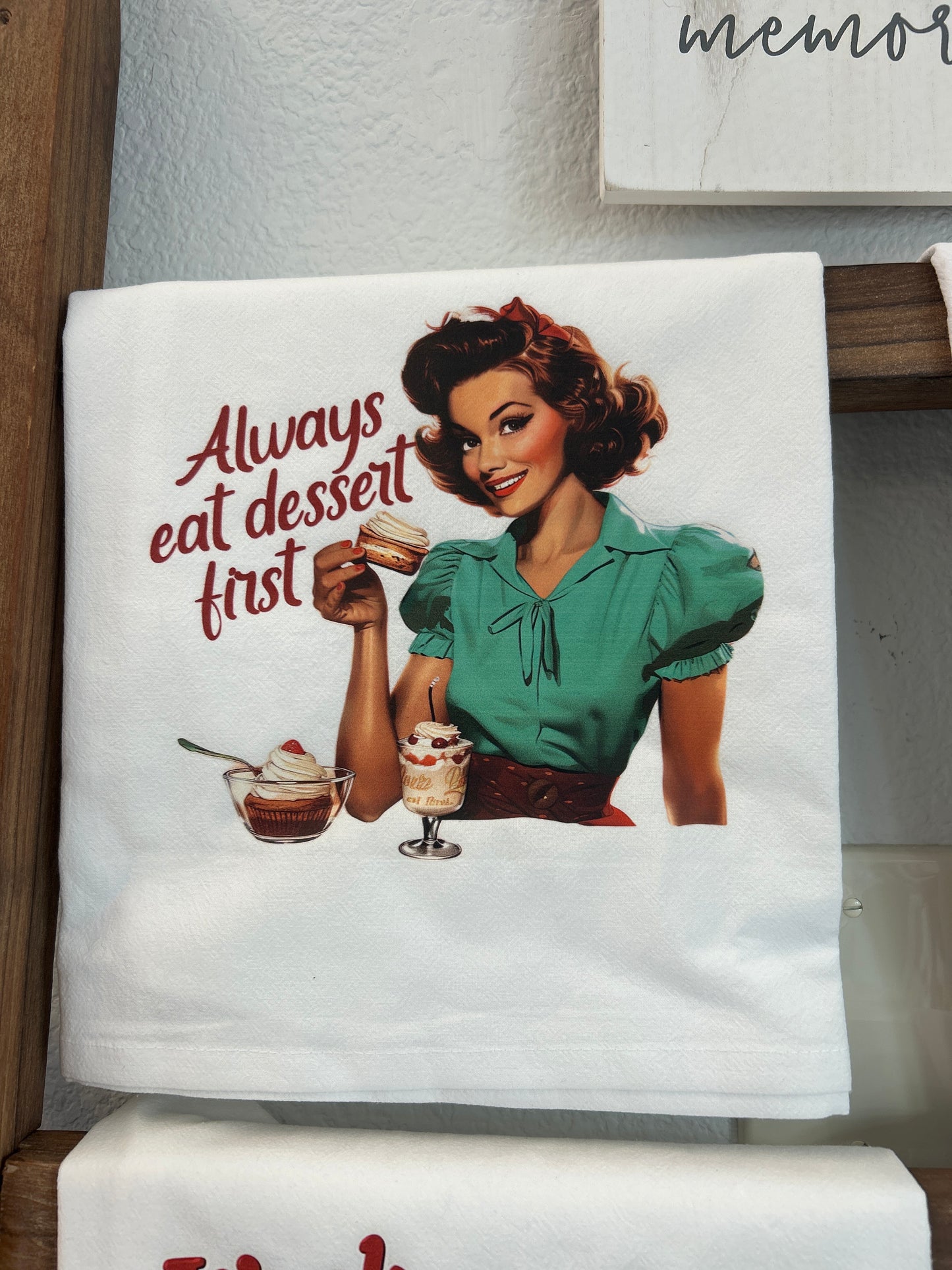 Tea towels flour sack