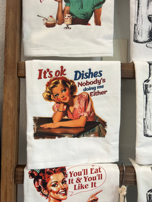 Tea towels flour sack