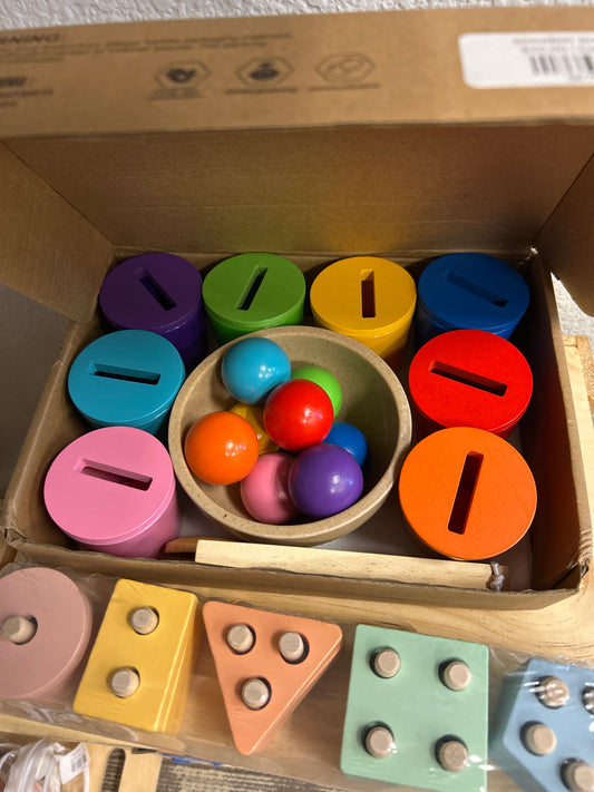 wooden sorting toy