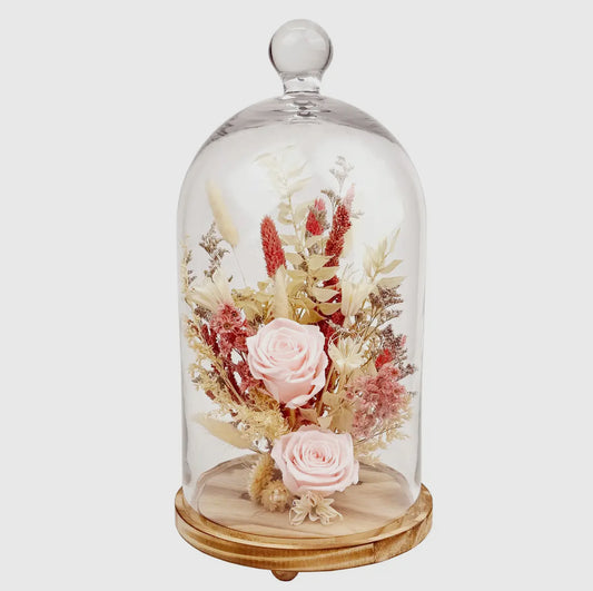 Pink Roses Cloche