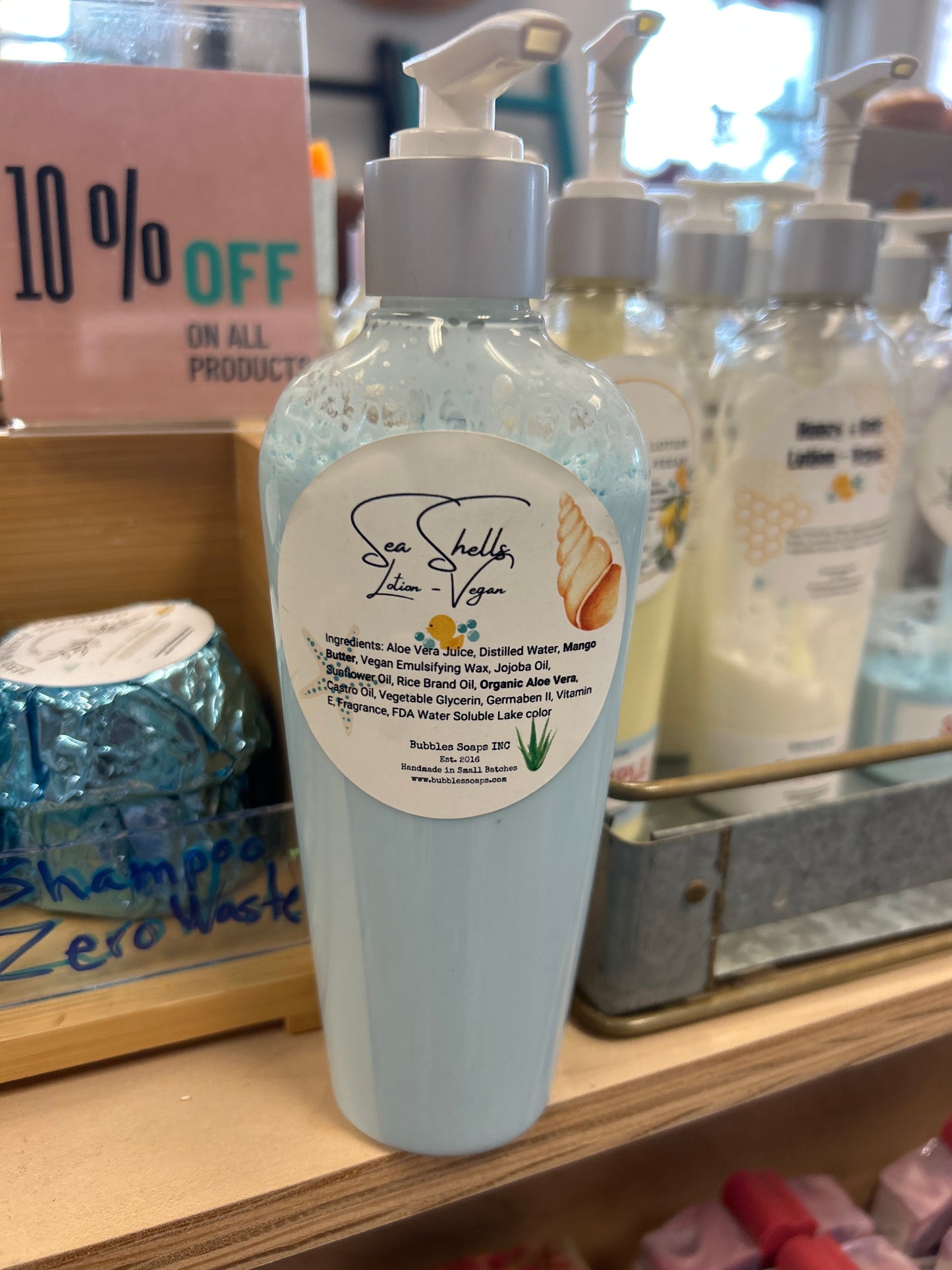 Sea shells Vegan Lotion